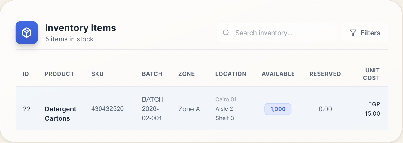 Inventory Management