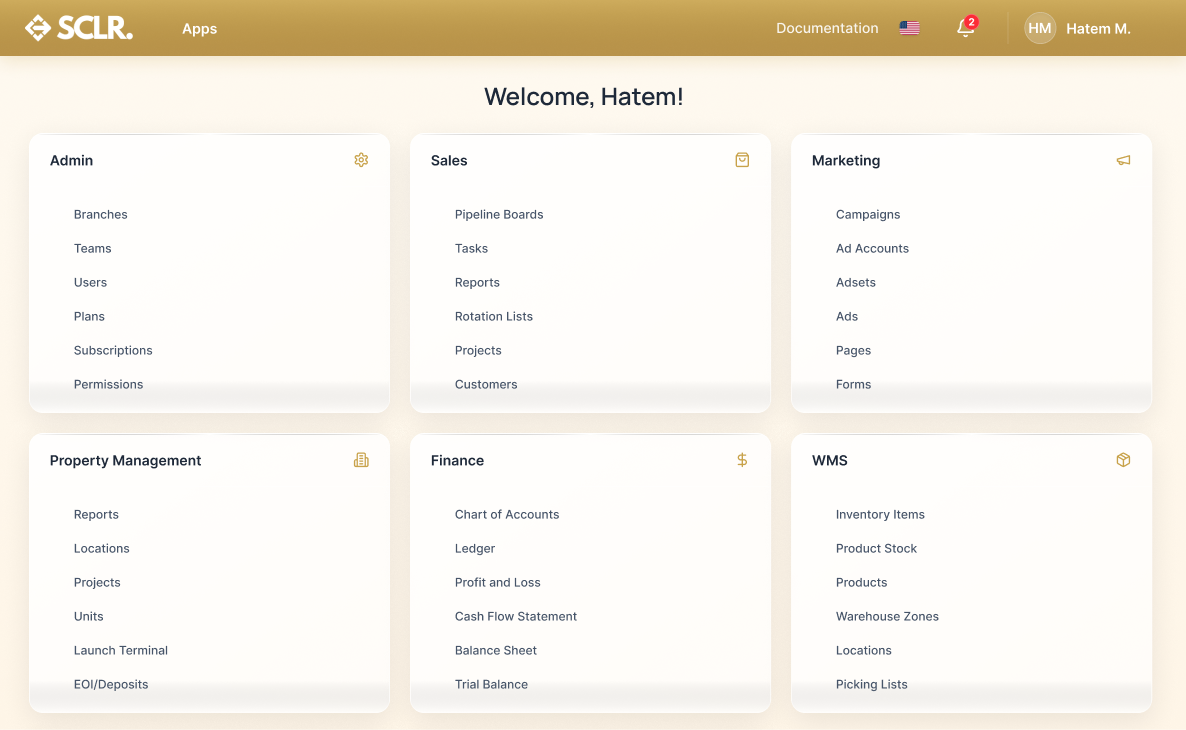 SCLR Platform Interface