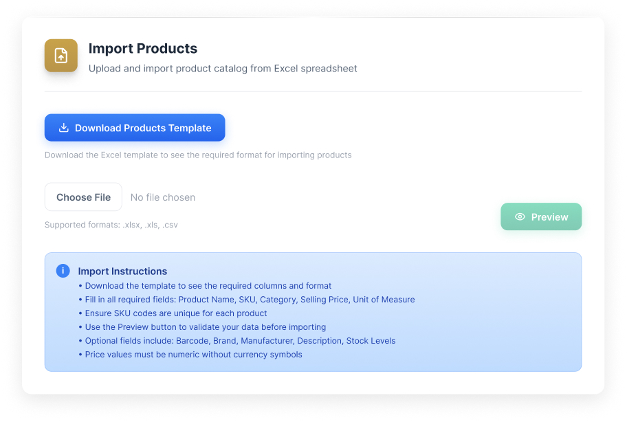 Track stock movement